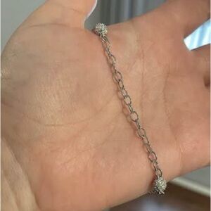 Swarovski Silver Chain Bracelet